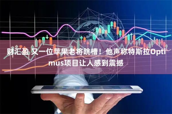 财汇盈 又一位苹果老将跳槽！他声称特斯拉Optimus项目让人感到震撼