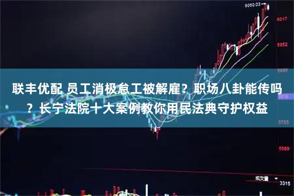联丰优配 员工消极怠工被解雇？职场八卦能传吗？长宁法院十大案例教你用民法典守护权益